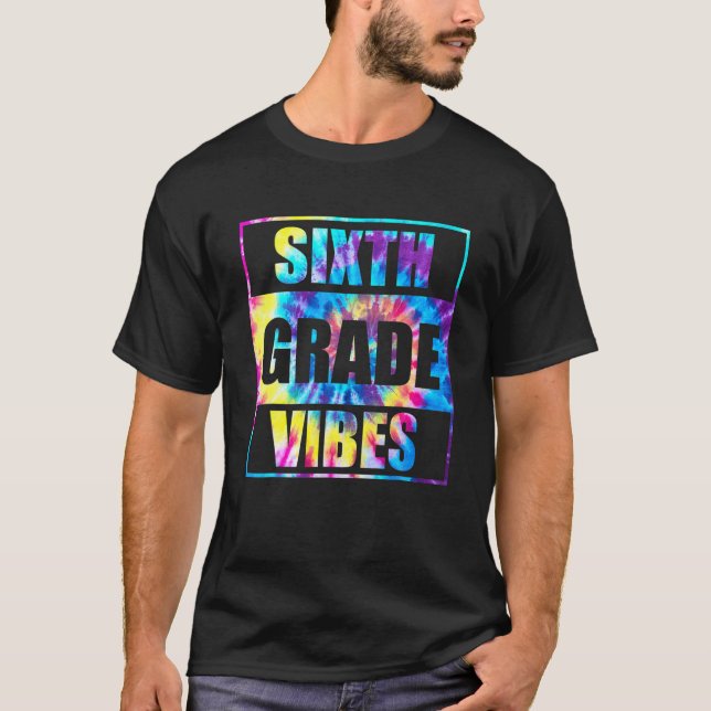 Zurück zur Schule 6. Klasse Vibes , Erster Lehrer T-Shirt (Vorderseite)