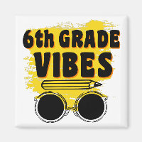 Zurück zur Schule 6. Klasse Vibes Shirt Erster Tag