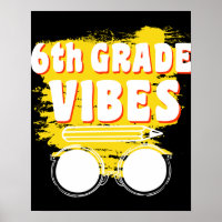 Zurück zur Schule 6. Klasse Vibes Shirt Erster Tag