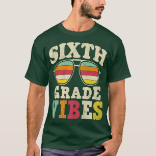 Zurück zur Schule 6. Klasse Vibes T-Shirt, Erster T-Shirt