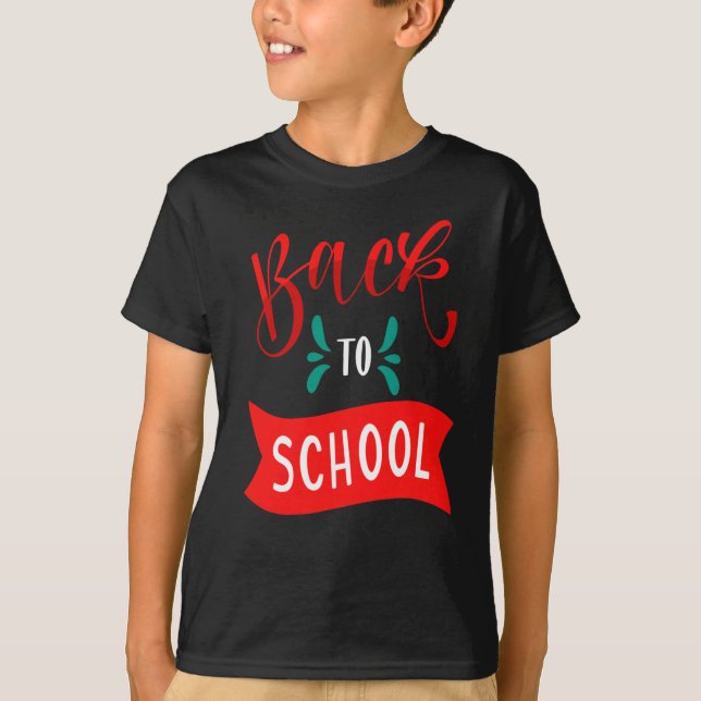 Zurück zur Schule 6 T-Shirt (Vorderseite)