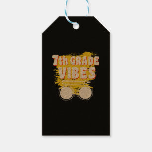 Zurück zur Schule 7. Klasse Vibes Shirt Erster Tag Geschenkanhänger
