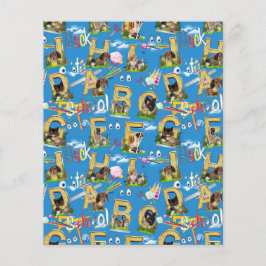 Zurück zur Schule ABC wiederholt Design Case für d Flyer