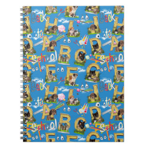 Zurück zur Schule ABC Wiederholung des Designs Notizblock