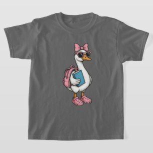 Zurück zur Schule Alberne Gänseheien Kinder T-Shirt