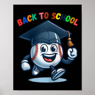 Zurück zur Schule Apple Funny Apple Outfit for Kid Poster
