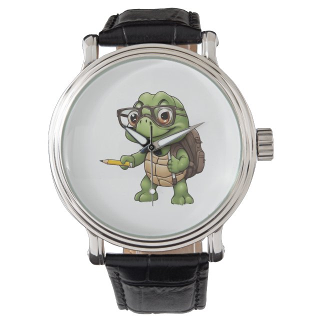 Zurück zur Schule Armbanduhr (Vorderseite)