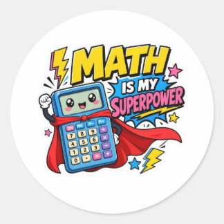 Zurück zur Schule Aufkleber | Mathe ist meine Supe