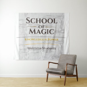 Zurück zur Schule Banner Klassenzimmer Dekoration Wandteppich