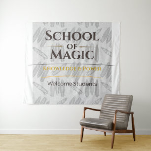 Zurück zur Schule Banner Klassenzimmer Dekoration Wandteppich