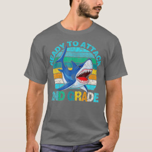 Zurück zur Schule, bereit, Kinder am ersten Tag an T-Shirt