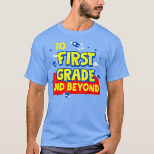 Zurück zur Schule bis zur ersten Klasse und über d T-Shirt