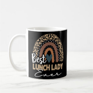Zurück zur Schule Boho Rainbow Lunch Lady Kaffeetasse