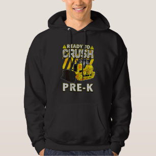 Zurück zur Schule Bulldozer bereit, die Vorklasse Hoodie