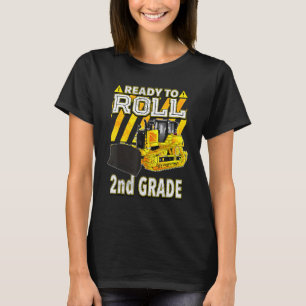 Zurück zur Schule Bulldozer bereit zur zweiten Stu T-Shirt