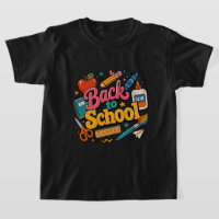Zurück zur Schule Cartoon-Zubehör