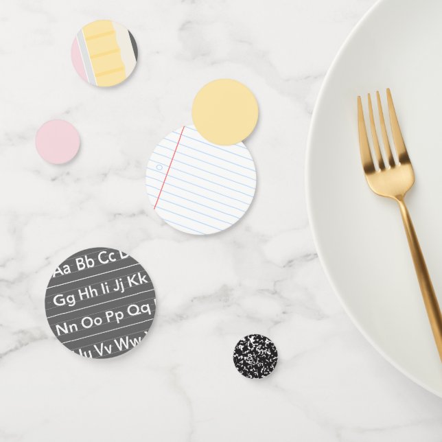 Zurück zur Schule Confetti Konfetti (Gruppe)