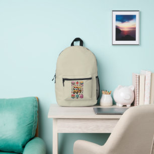 Zurück zur Schule Coquette Lehrerin Kindergarten V Bedruckter Rucksack
