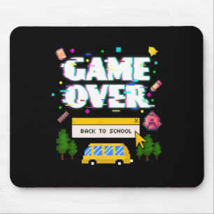 Zurück zur Schule - der lustige Retro Gamer Lehrer Mousepad