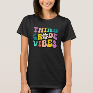 Zurück zur Schule Dritte Klasse Vibes Lehrer & Sch T-Shirt