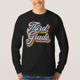 Zurück zur Schule Dritte Klasse Vintage 3. Klasse  T-Shirt