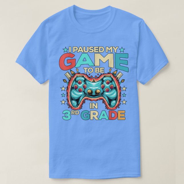 Zurück zur Schule Dritter Grade Funny 3. Grade Boy T-Shirt (Design vorne)