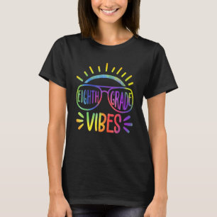 Zurück zur Schule Eighth Grade Vibes Schüler Lehre T-Shirt