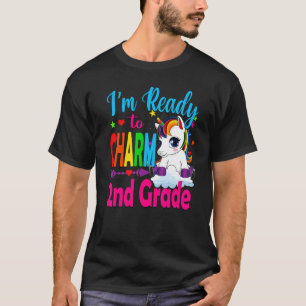 Zurück zur Schule Einhorn Bereit zu bezaubern 2. T-Shirt