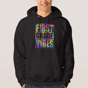 Zurück zur Schule Erste Klasse Vibes Lehrer des er Hoodie