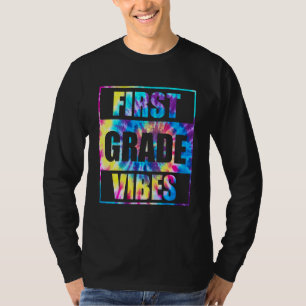 Zurück zur Schule Erste Klasse Vibes Lehrer des er T-Shirt