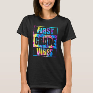 Zurück zur Schule Erste Klasse Vibes Lehrer des er T-Shirt