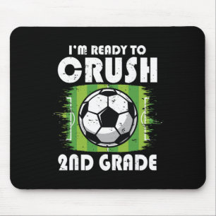 Zurück zur Schule Erster Tag der 2. Klasse Fußball Mousepad