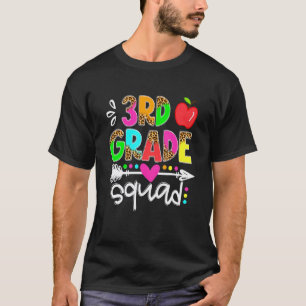 Zurück zur Schule Erster Tag der 3. Klasse Squad L T-Shirt