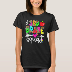 Zurück zur Schule Erster Tag der 3. Klasse Squad L T-Shirt