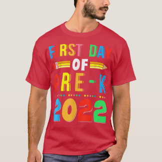 Zurück zur Schule Erster Tag der PreK 2022 Lehrer  T-Shirt