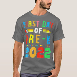 Zurück zur Schule Erster Tag der Vorbereitung auf T-Shirt