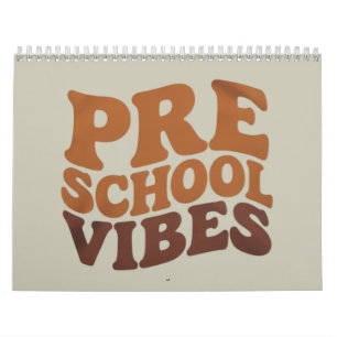 Zurück zur Schule Erster Tag der Vorschulzeit Groo Kalender