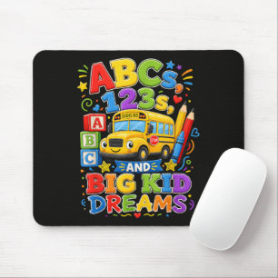Zurück zur Schule Erster Tag Große Kinderträume Mousepad