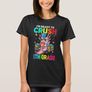 Zurück zur Schule Erster Tag Ich bin bereit, die 5 T-Shirt