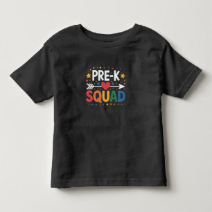 Zurück zur Schule Erster Tag im Vorschulalter  Kleinkind T-shirt