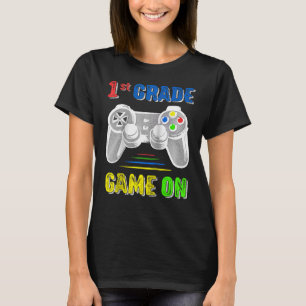 Zurück zur Schule Erstes Gamer-Videospiel der erst T-Shirt