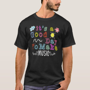 Zurück zur Schule Es ist ein guter Tag, um Musik z T-Shirt