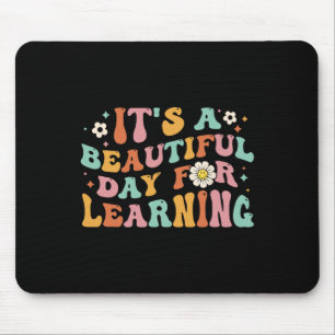 Zurück zur Schule Es ist ein schöner Tag, um Tee z Mousepad