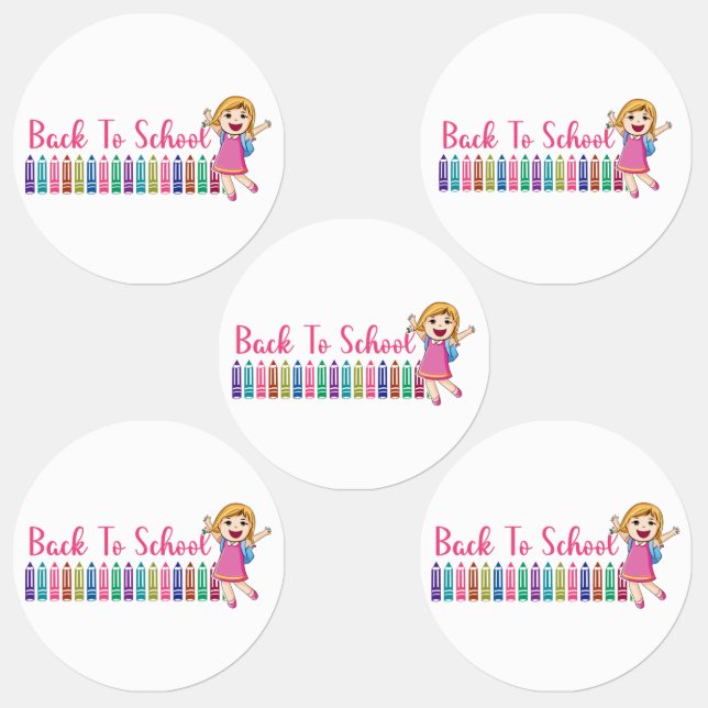 zurück zur Schule Etiketten (Gruppe)