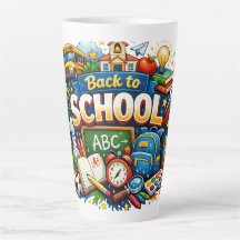 Zurück zur Schule Farbige Illustration