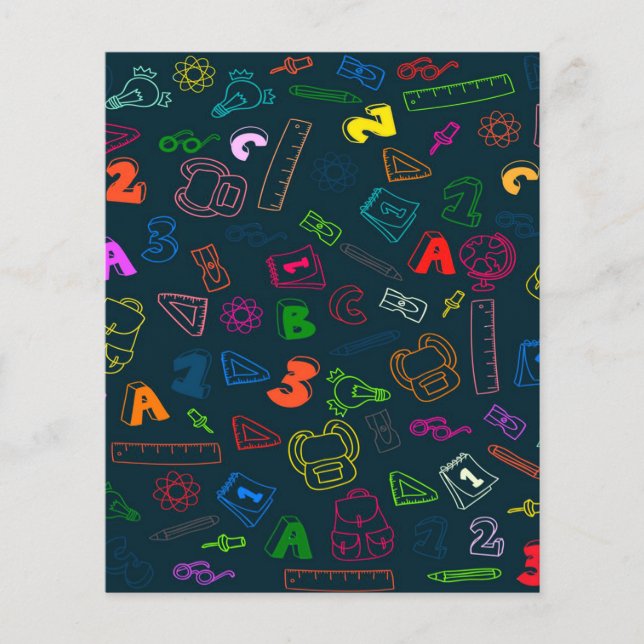 Zurück zur Schule Flyer (Vorne)