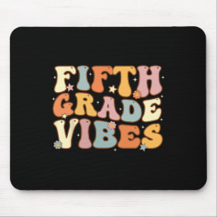 Zurück zur Schule Fünfte Klasse Vibes Studentenleh Mousepad