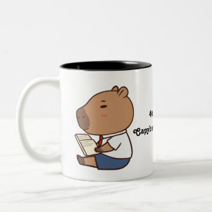 Zurück zur Schule Funny Capybara Tasse Niedliche