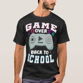 Zurück zur Schule Funny Gaming Lehrer Controller T-Shirt