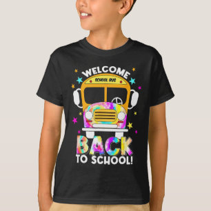 Zurück zur Schule für Busfahrer Beförderungsmethod T-Shirt